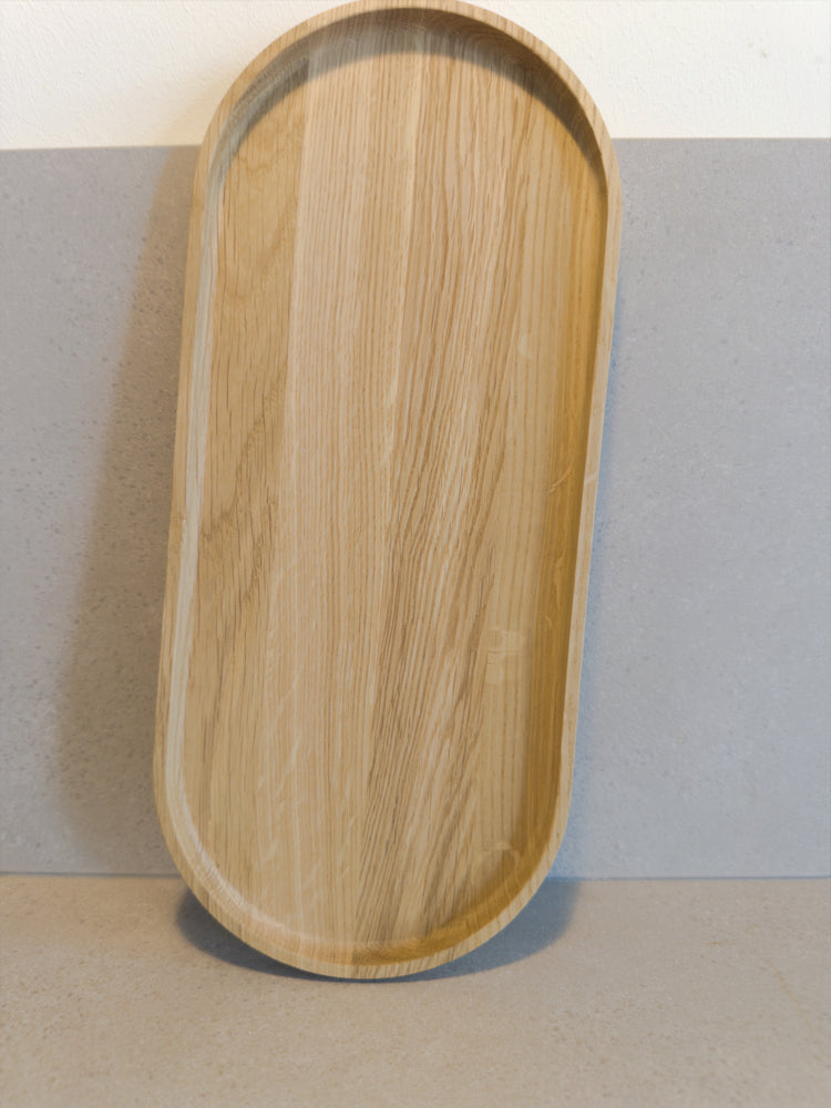 SET: Tablett aus Eichenholz