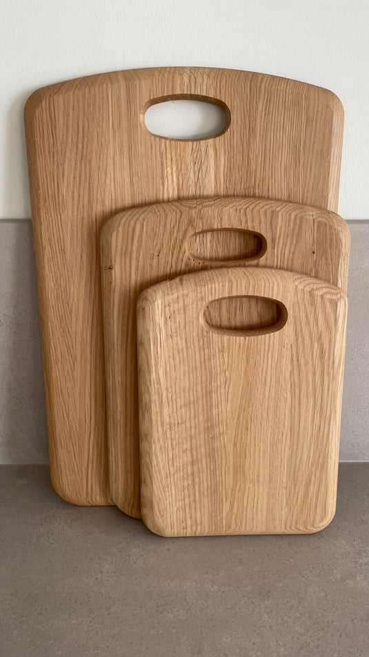 Professional cutting boards made of oak