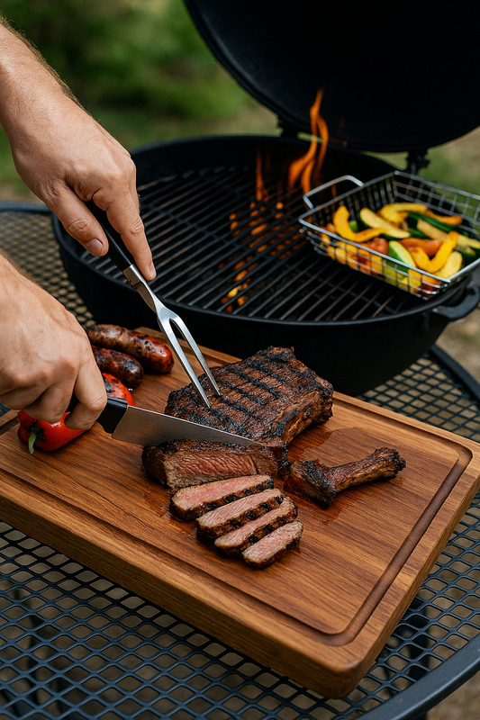 Für Grillfans: Schneidebretter im BBQ-Einsatz