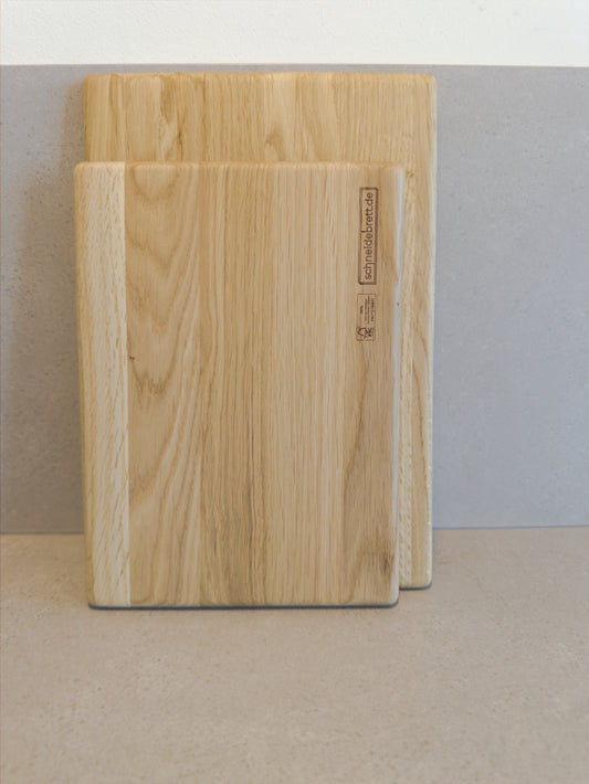 Sparset: Eiche Schneidebrett mit abgerundeten Ecken